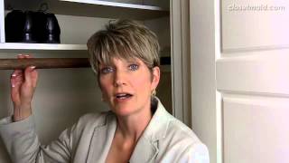 How to Get More Storage from Your Reach-In Closet | Clutter Video Tip http://www.ClutterDiet.com Get organized with home organizing tips from professional organizers at The Clutter Diet. Do you feel like