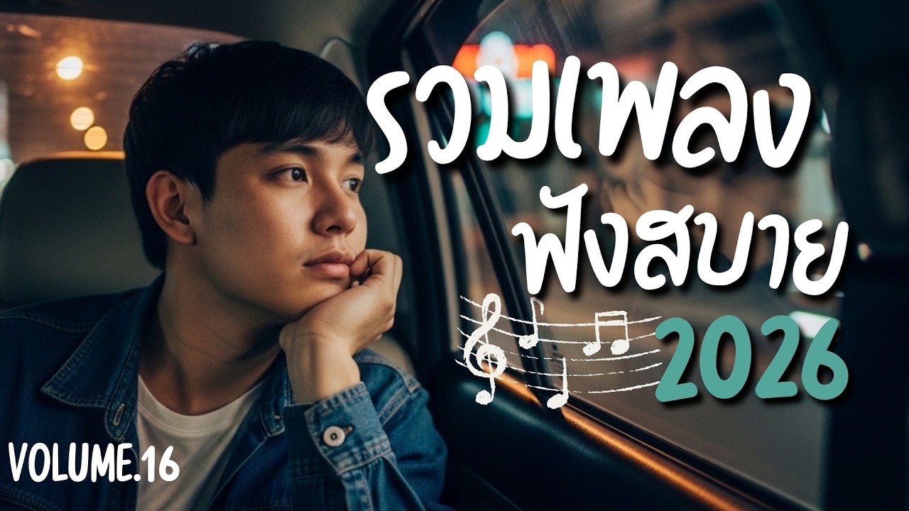 รวมเพลงฟังสบาย เพราะๆ เพลินๆ ฟังตอนขับรถ 2026 Vol.16 #เพลงเพราะ #เพลงใหม่ล่าสุด #เพลงฮิต