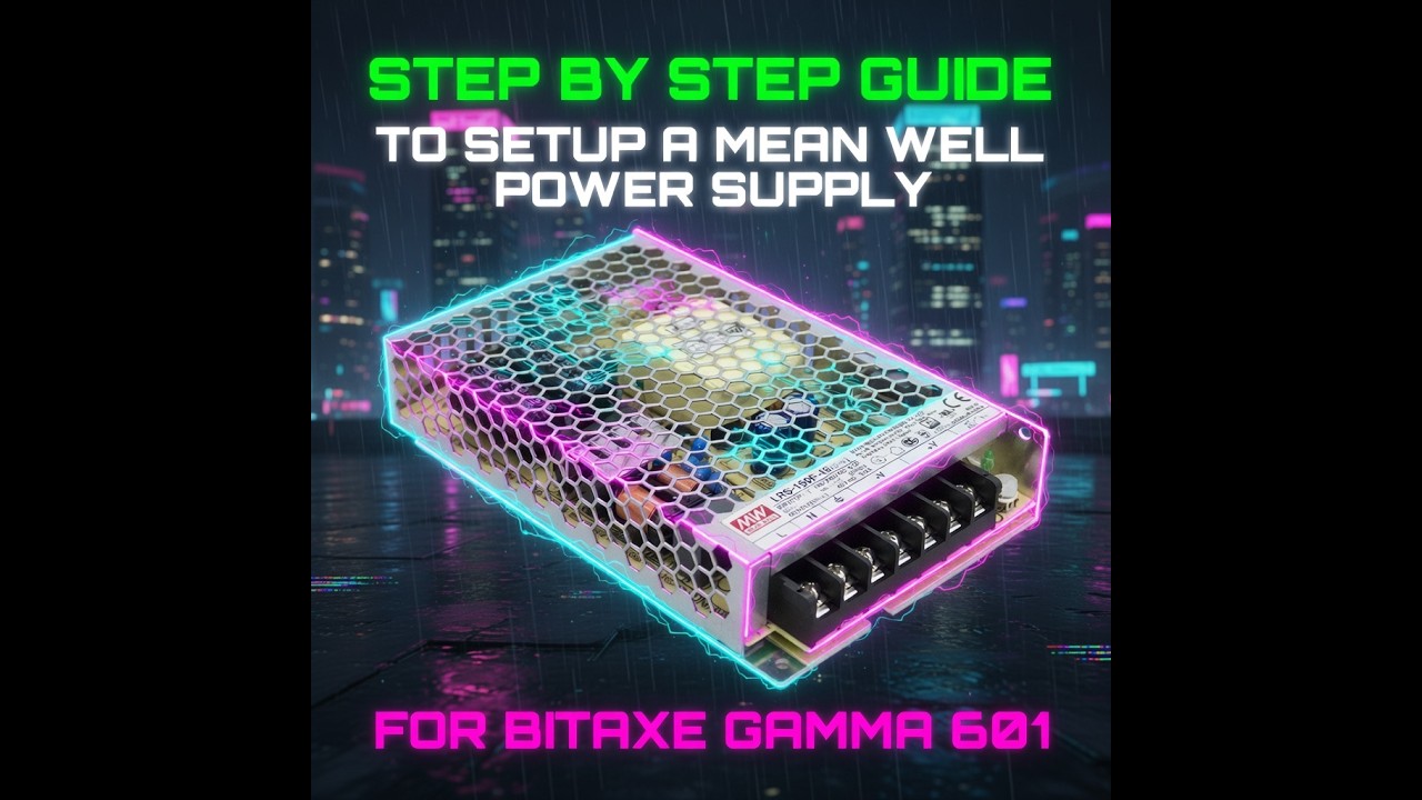 Step By Step Guide To Setup A Mean Well Power Supply For Bitaxe Gamma ...