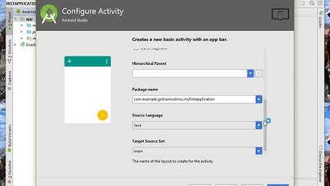 How to create JAVA and XML files in android studio