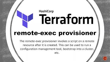 remote-exec provisioner in terraform