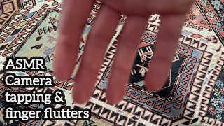 ASMR 🌙 Camera tapping & finger flutters - Hand movements (no talking)