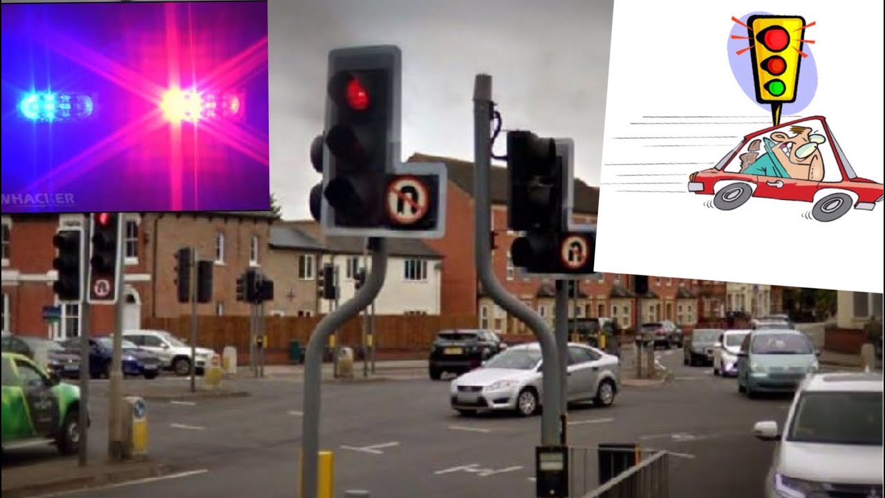 Red Light Jumper Caught On Dashcam - YouTube