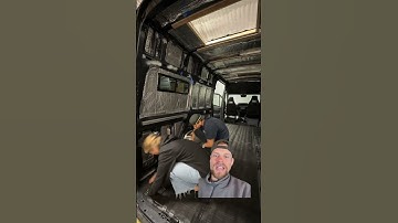 Sprinter Build -  Floor insulation.  #diyvanbuild