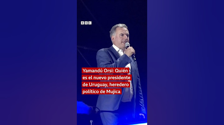 Yamandú Orsi: Quién es el nuevo presidente de Uruguay, heredero político de Mujica | BBC Mundo
