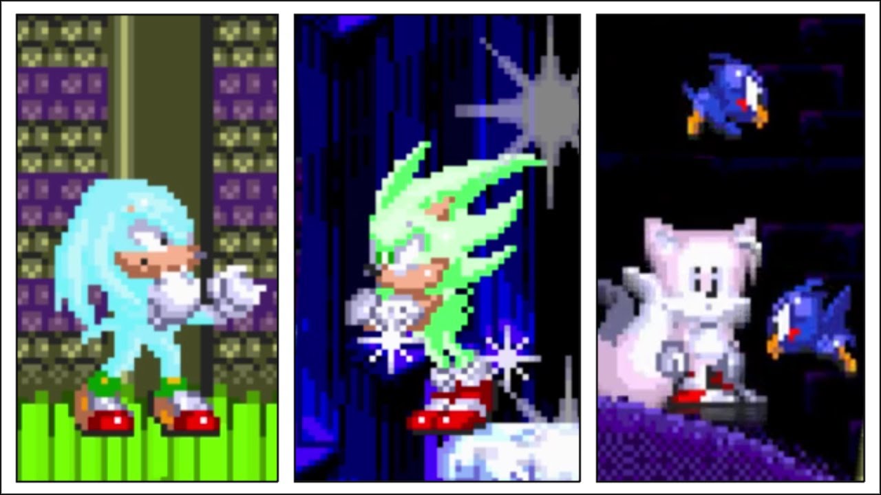 Hyper Sonic, Hyper Tails, Hyper Knuckles in Sonic 3 