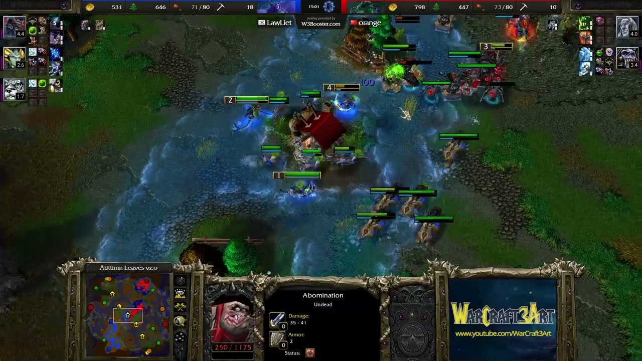 eer0(UD) vs LawLiet(NE) - Warcraft 3: Classic - RN8881