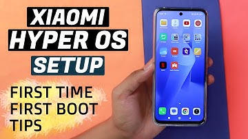 Xiaomi Hyper OS Setup First Boot Redmi 13