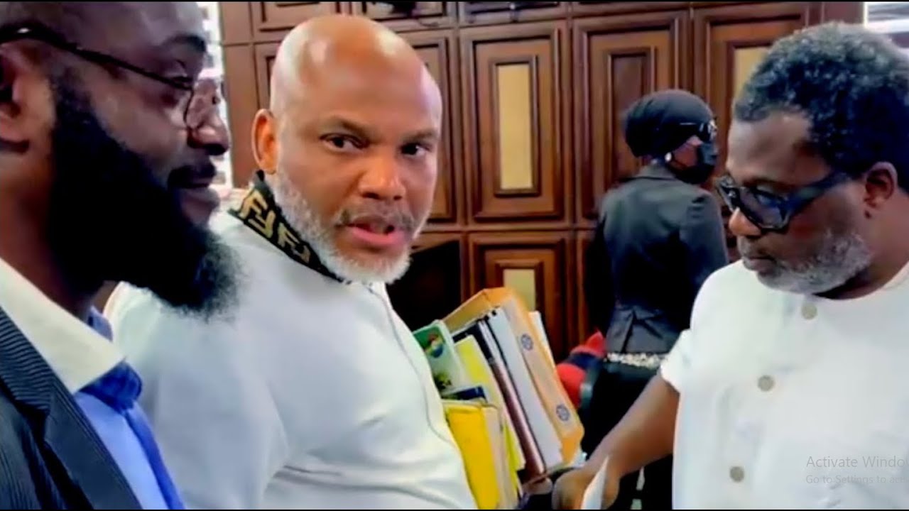 DRAMA IN COURT TODAY! NNAMDI KANU REFUSED TO DEFEND HIMSELF, AS JUDGE ...