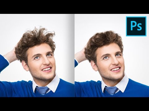 A Simple Trick to Fix Messy Hair in Photoshop