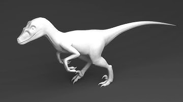 Blender Velociraptor Walk Cycle