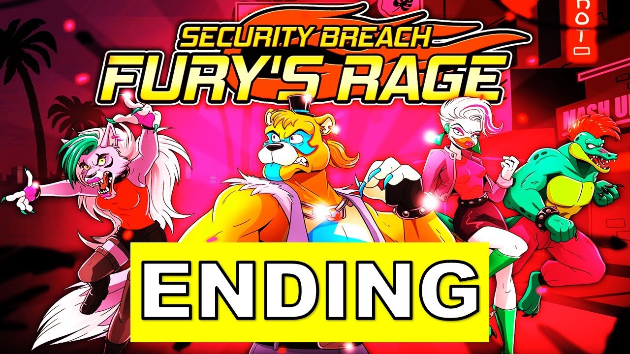 FNAF Security Breach Fury's Rage ENDING - YouTube