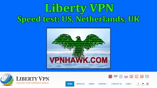 Liberty VPN install and speed test: US, The Netherlads, and UK screenshot 3