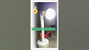 Brightness control light || #shorts #experiment #youtubeshorts #light #trendingshorts