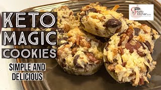Keto Magic Cookies #KetoRecipes #KetoSnacks #LowCarbRecipes #LowcarbSnack #FlourlessRecipe #EasyKeto