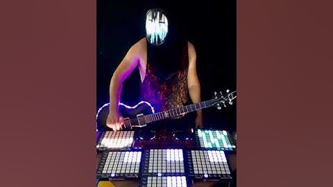 Music producer and light shows designer with unique launchpads and guitar setup