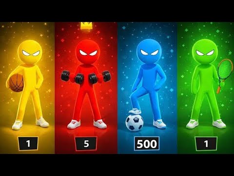 Stickman Party 🔥 Crazy Mini Games Battle | Multiplayer Chaos & Funny Fails 😂 (Part 6)