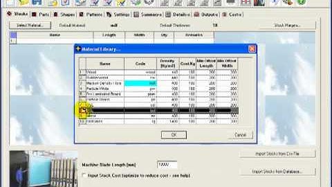 PLUS 2D : Optimize  Parts of Multiple Materials