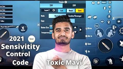 Toxic mavi control code 2021 l How to copy control code pubg l Or mavi l mavi control code l mavi l
