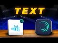 Professional Text Secret! 👑 (Alight Motion