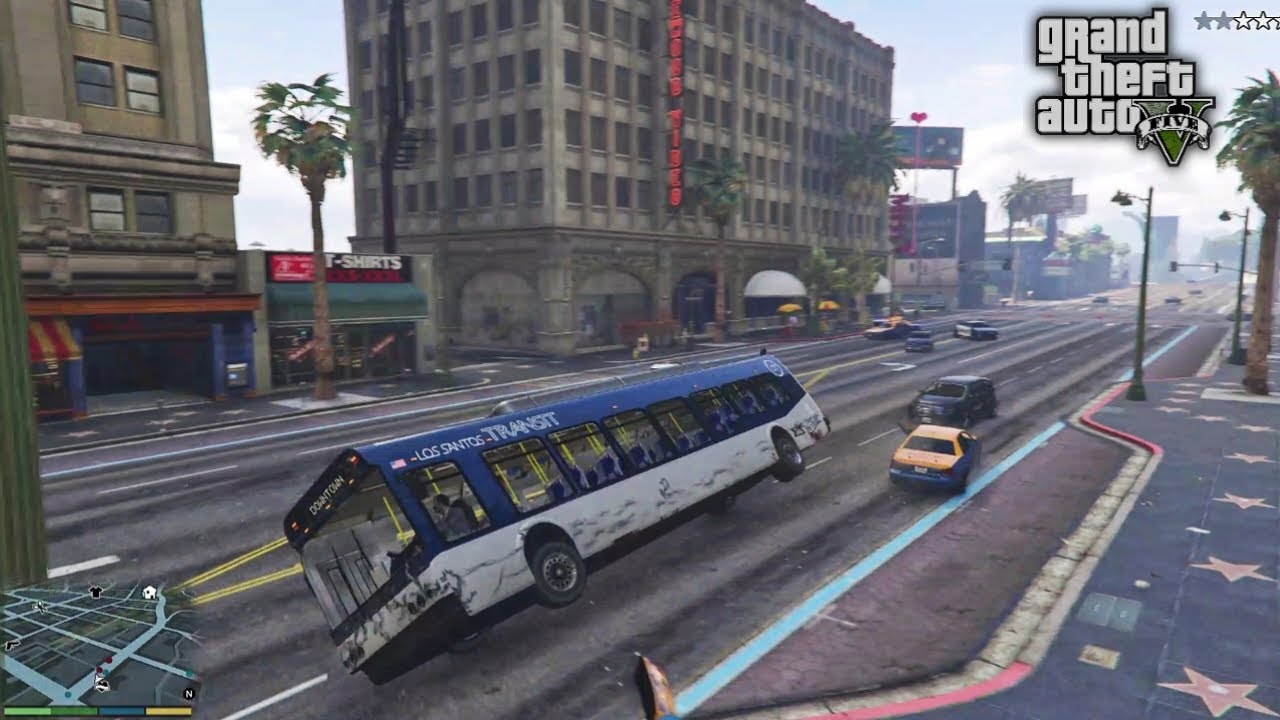 Insane GTA 5 Bus Driving! Crazy Speed & Epic City Chaos 🚌💥