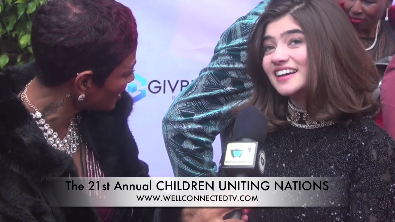 Well Connected Tv - Dawsolene McAllister Burrel - The 21st Annual Children Uniting Nations Oscars