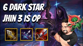 6 Darkstar Jhin 3-star OP | TFT Galaxies | Teamfight Tactics