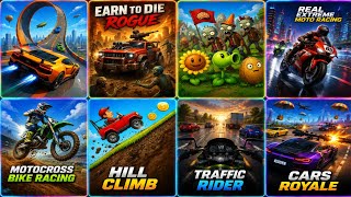 Sports car stunts, Earn to die rogue, Plants vs zombies, Real extreme moto racing screenshot 4