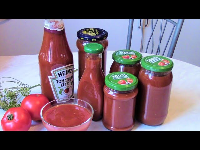 Сервировка и хранение кетчупа