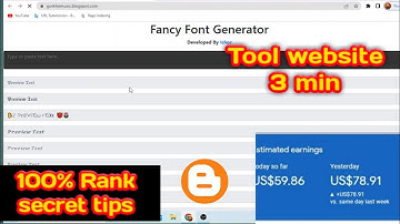 Fancy Font Generator Tools Website || New Font Generator Website Free || website #codewithblog