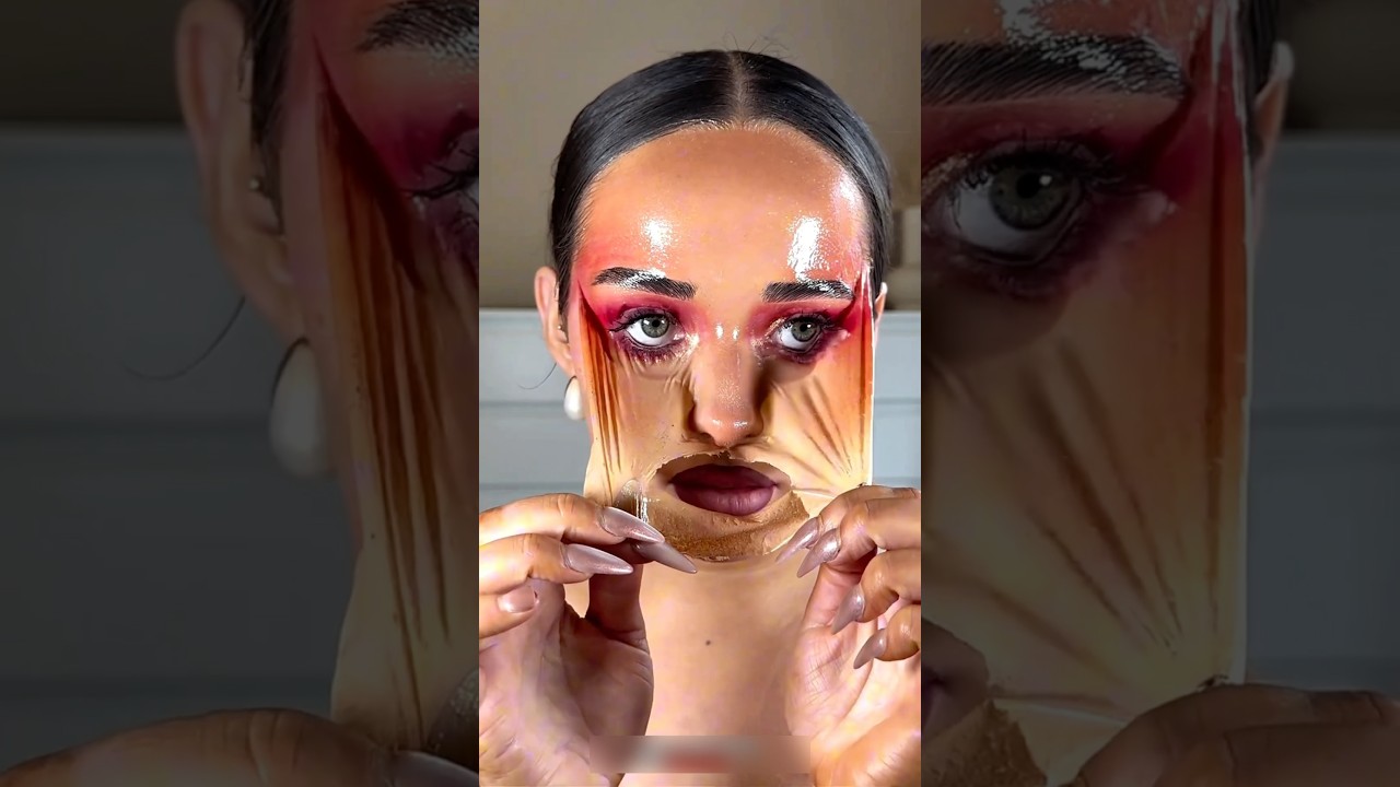 horrific makeup😱🤯||