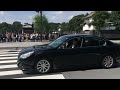 Japanese royal family motorcade in Tokyo