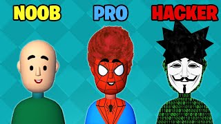 NOOB vs PRO vs HACKER in Barber Shop - Hair Cut game screenshot 2