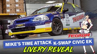 Mikes Time Attack K-Swap Civic Ek Livery Reveal