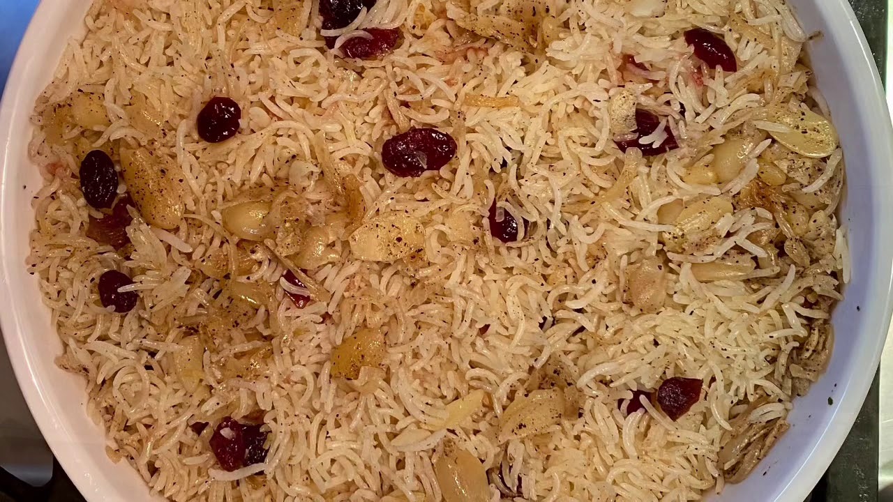 אורז חגיגי מהמטבח הפרסי
