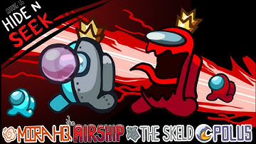 Among Us Hide N Seek Mode - (The Skeld & MiraHQ Seeker) - (Polus & Airship Hider) Gameplays