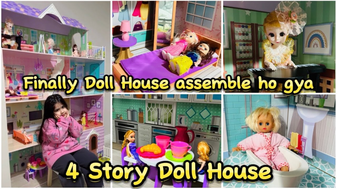Itna bara Doll House 🙀|| Maneeha stool rakh k 4th story tak ponchi🥸|| Ais ko kdr set krain?😒