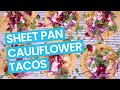 Crispy Cauliflower Tacos with Beet Citrus Salsa (Sheet Pan Recipe)