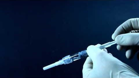 Reconstitution of the lyophilized Dual Chamber Prefillable Syringe (Lyo-DCPS)