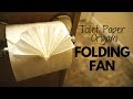 How to make Toilet Paper Origami Folding Fan (easy!)