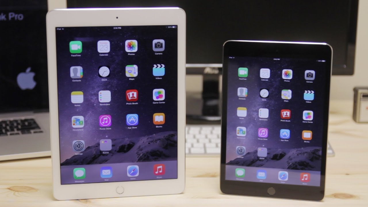 Ipad Air 2 Vs Ipad Mini 3 Full Comparison Youtube