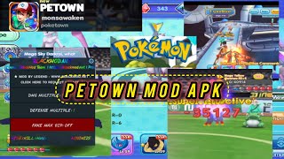 Pokemon game petown mod apk how to use in tamil #pokemon #pokemonunite #mobilegame #petown #blueeye  screenshot 5