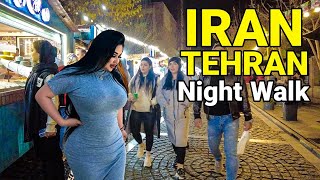 สถานบันเทิงยามค่ำคืนในเมืองเตหะราน!!! 🇮🇷 เดินกลางคืนในย่านหรูหรา | อิหร่าน