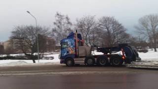 Stefantransport Scania R620 rakarör v8