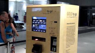 Gold ATM at At The Top Burj Khalifa, Dubai, UAE