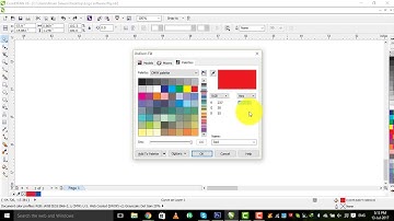 how to color a thing by hex code in corel draw