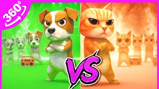 360° VR Montagem Miau | Ay mi Gatito vs Perrito [Letra]