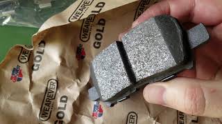 Unboxing Advance Auto Parts Carquest Wearever Gold Brake Pads Review