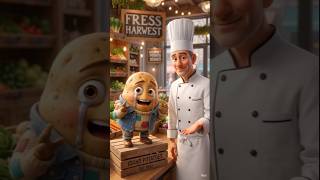 Poor Potato Became Rich Overnight 🥔❤️ | Emotional AI Kids Story #shorts