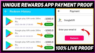 Unique Rewards App Payment Proof, 100% Free Google Play Redeem code earning app 2021, Technoor screenshot 5